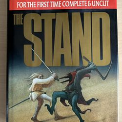 1990 STEPHEN KING "THE STAND" THE FIRST COMPLETE & UNCUT HardCover w/Dust Jacket