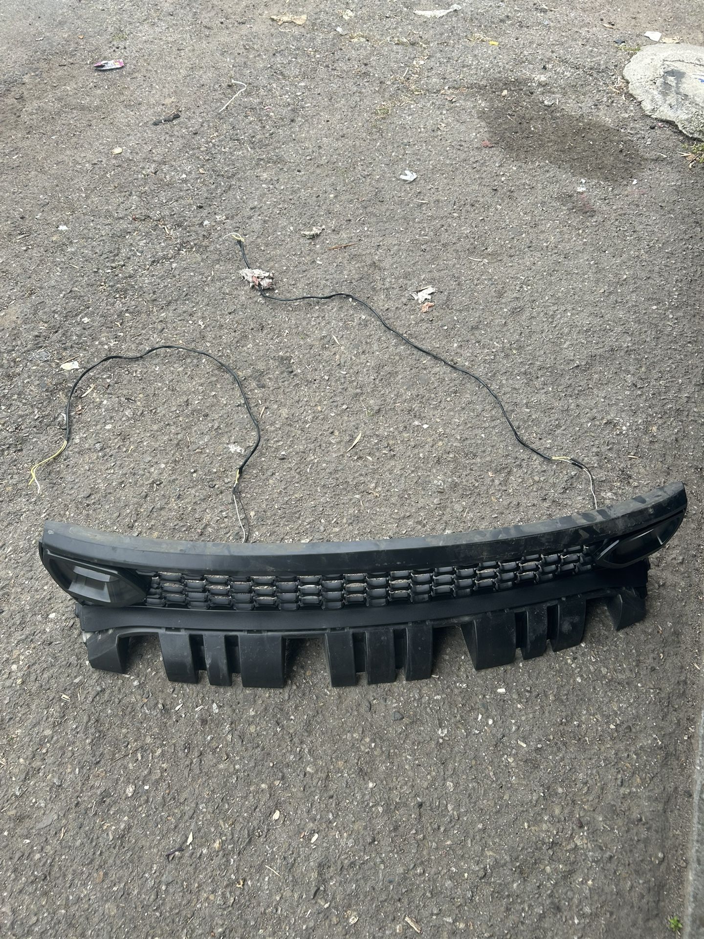 Dodge charger grille with snorkel lights