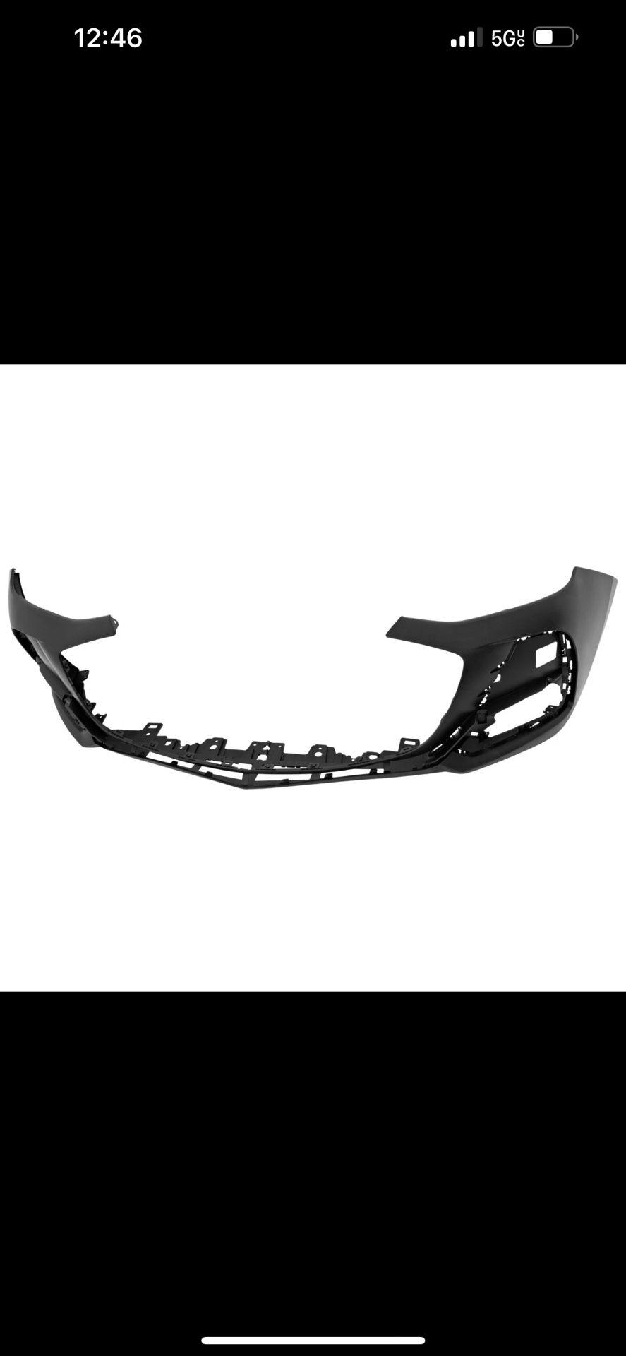 Bumper Cover For 2019 Chevrolet Cruze Primed Front With RS