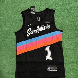 San Antonio Spurs Victor Wembanyama Black City Jersey