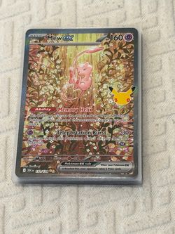 Mew ex 152/128 Pokemon 30th Anniversary SIR