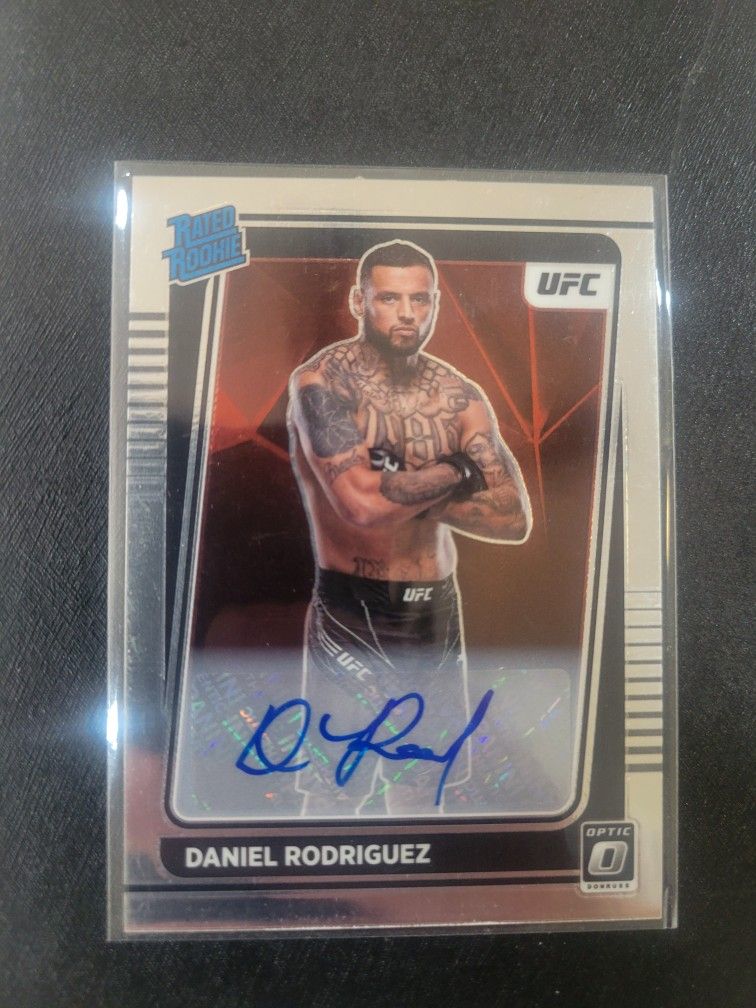 Ufc Daniel Rodriguez Autograph Card RC Optic 2022