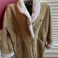 Heavy Leather Winter Coat