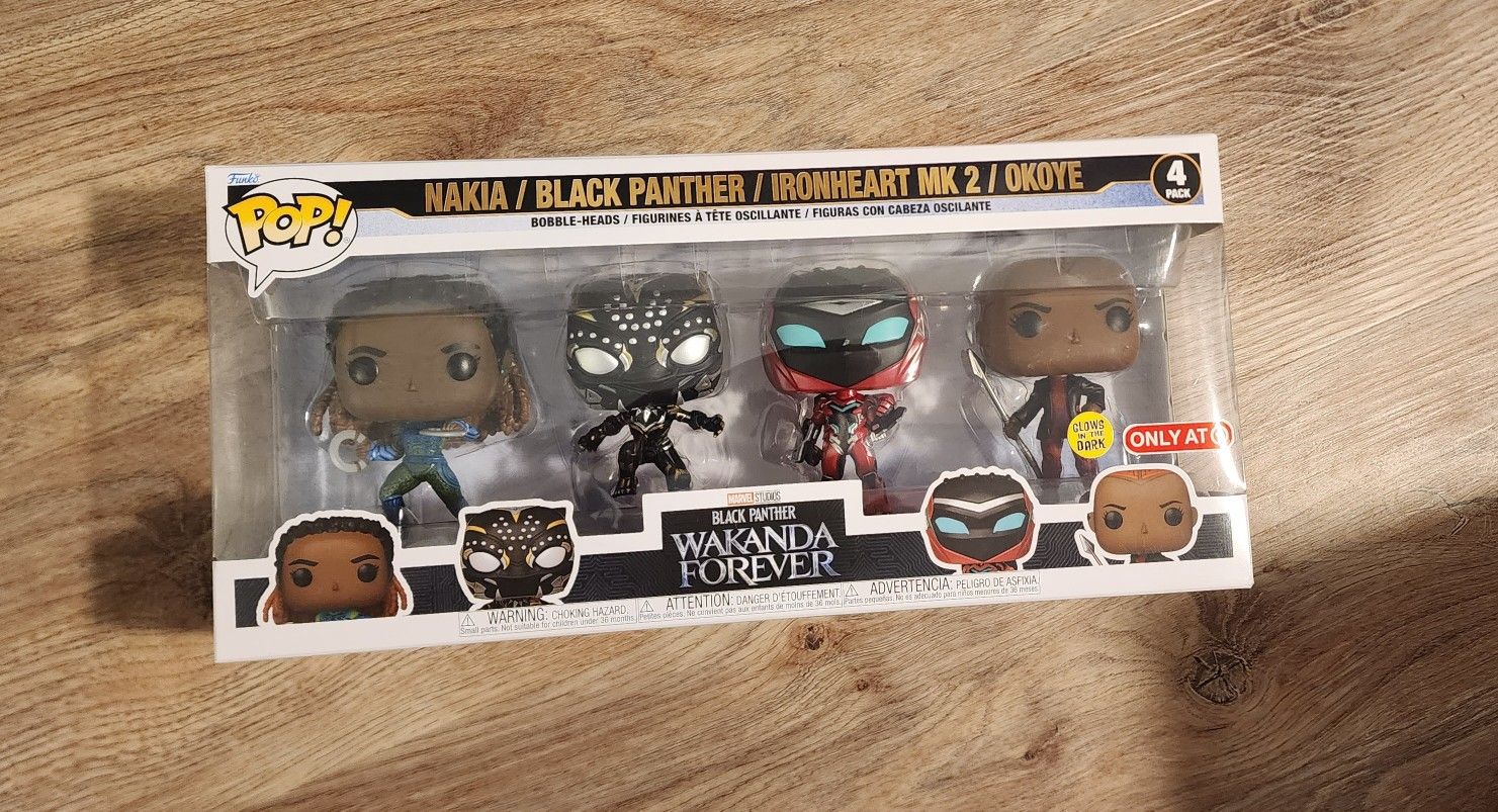 Wakanda Forever Target Exclusive Funko Pop! 4 Pack