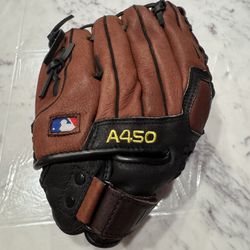 Wilson Youth Baseball Glove Leather A450 NEW