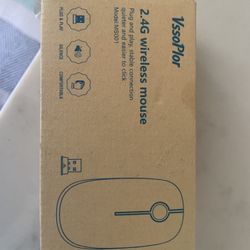 Pink wireless mouse
