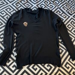 Gucci Logo V-Neck Men’s Italian Sweater 