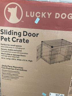 Lucky Dog Sliding Door Crate