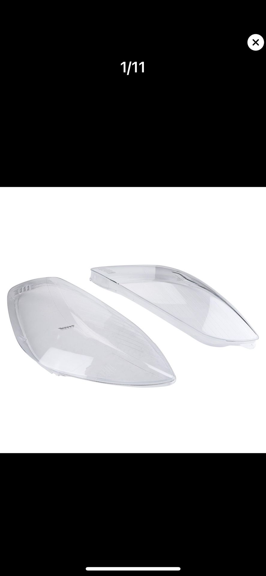 Buick Enclave 1 Pair Car Clear Headlight Lens Cover