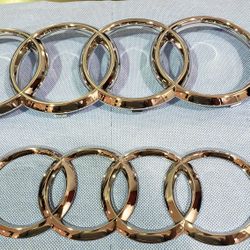 Audi Rings Front And Rear   2017 And Up Q7/Q8