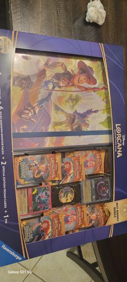 Disney Lorcana trading cards  box
