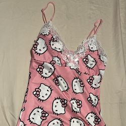 Hello Kitty Nightgown, New- Never Worn Or Washed
