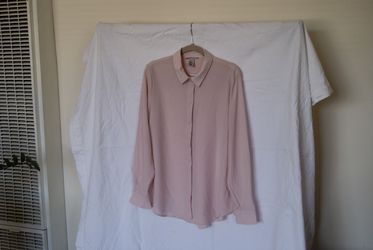 Pink Button Down Blouse