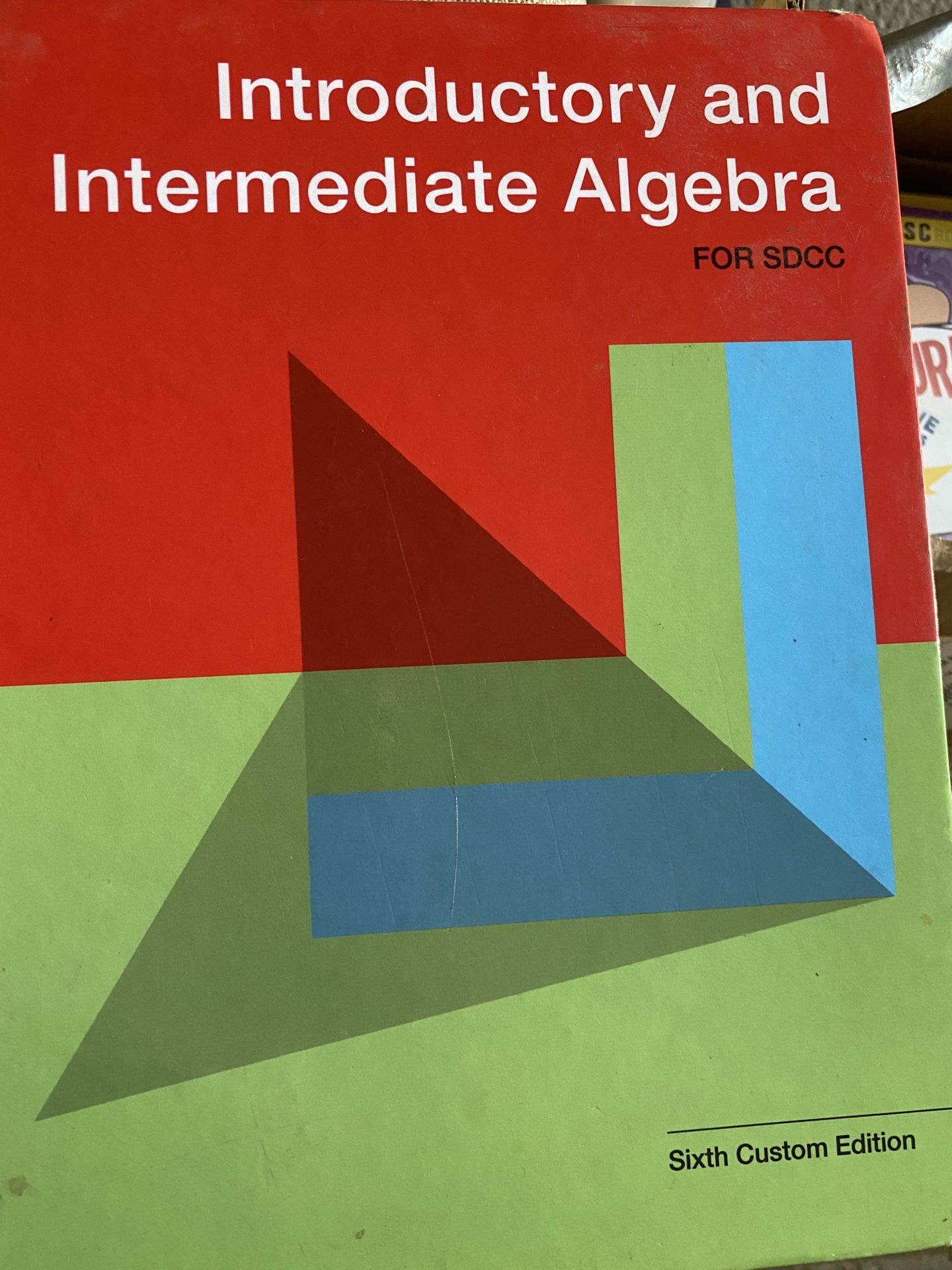 Intro and Intermediate Algebra for San Diego Community College