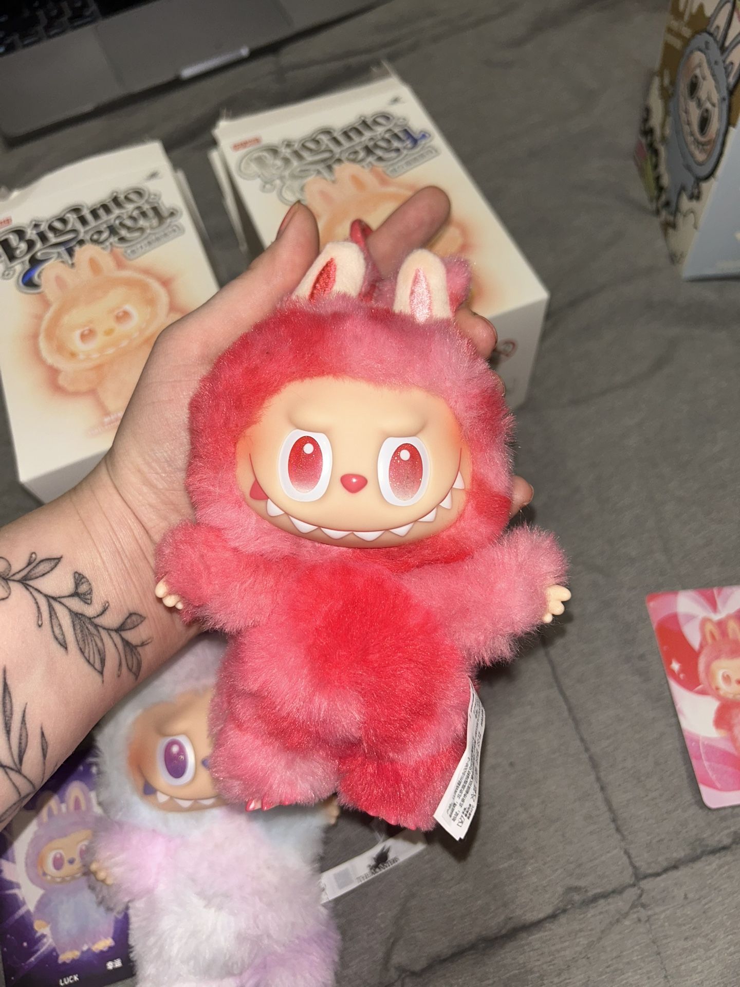 Big Into Energy Labubu Love