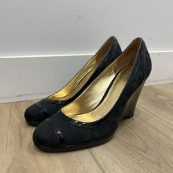 Coach heels size 9 women’s 