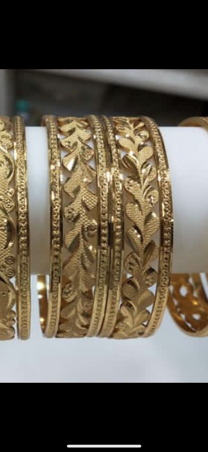 22k Gold Plated Indian Bollywood Pakistani Bangles Bracelet Set Women’s Jewelry Size 2-4 2-8 Available 