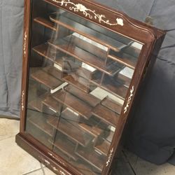 Chinese Wall Hanging Curio Cabinet