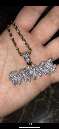 Savage pendant necklace