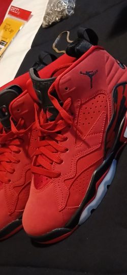 Air Jordan 6 Red Black Sneakers