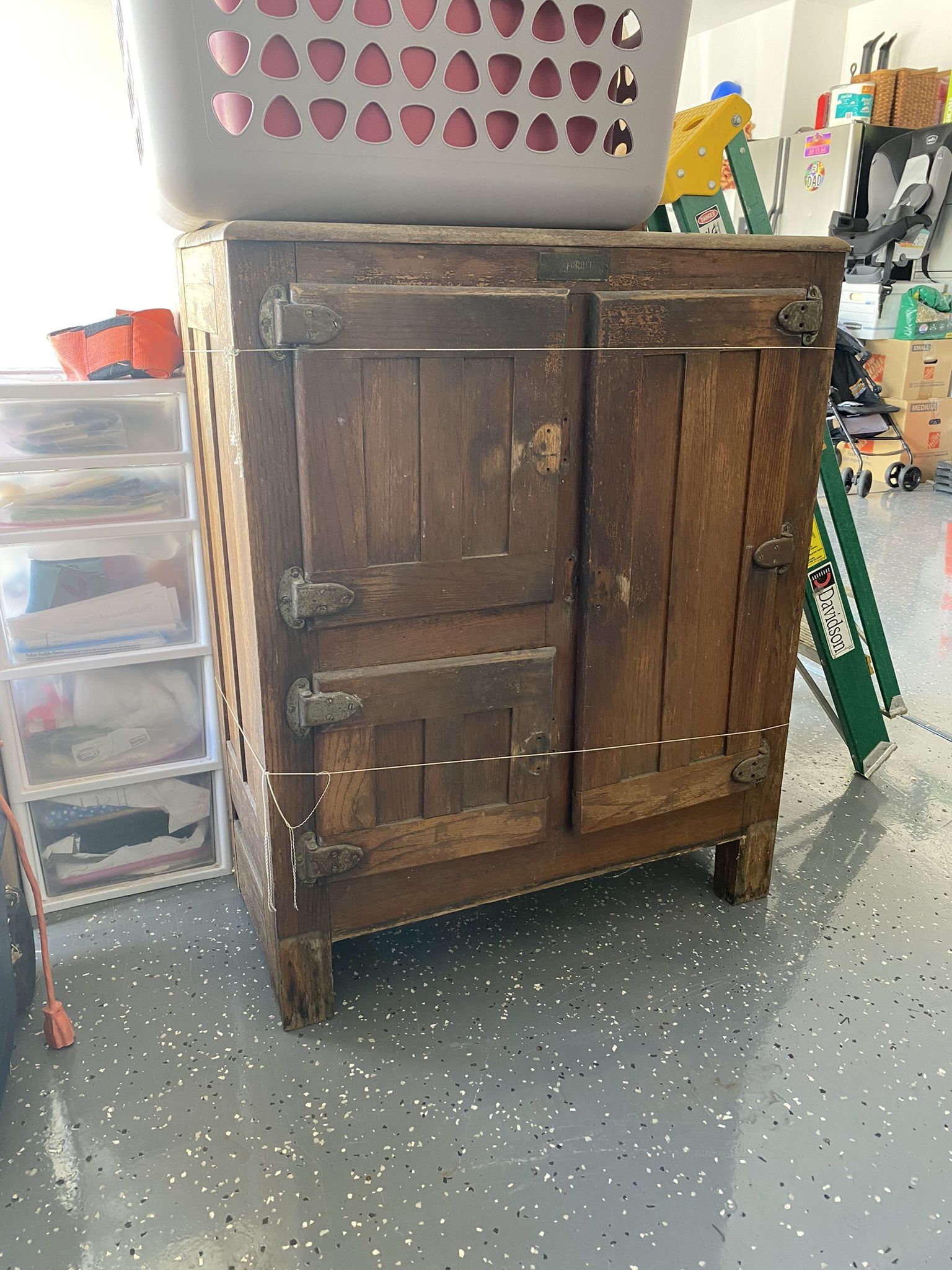 Early Antique Knickerbocker Ice Box