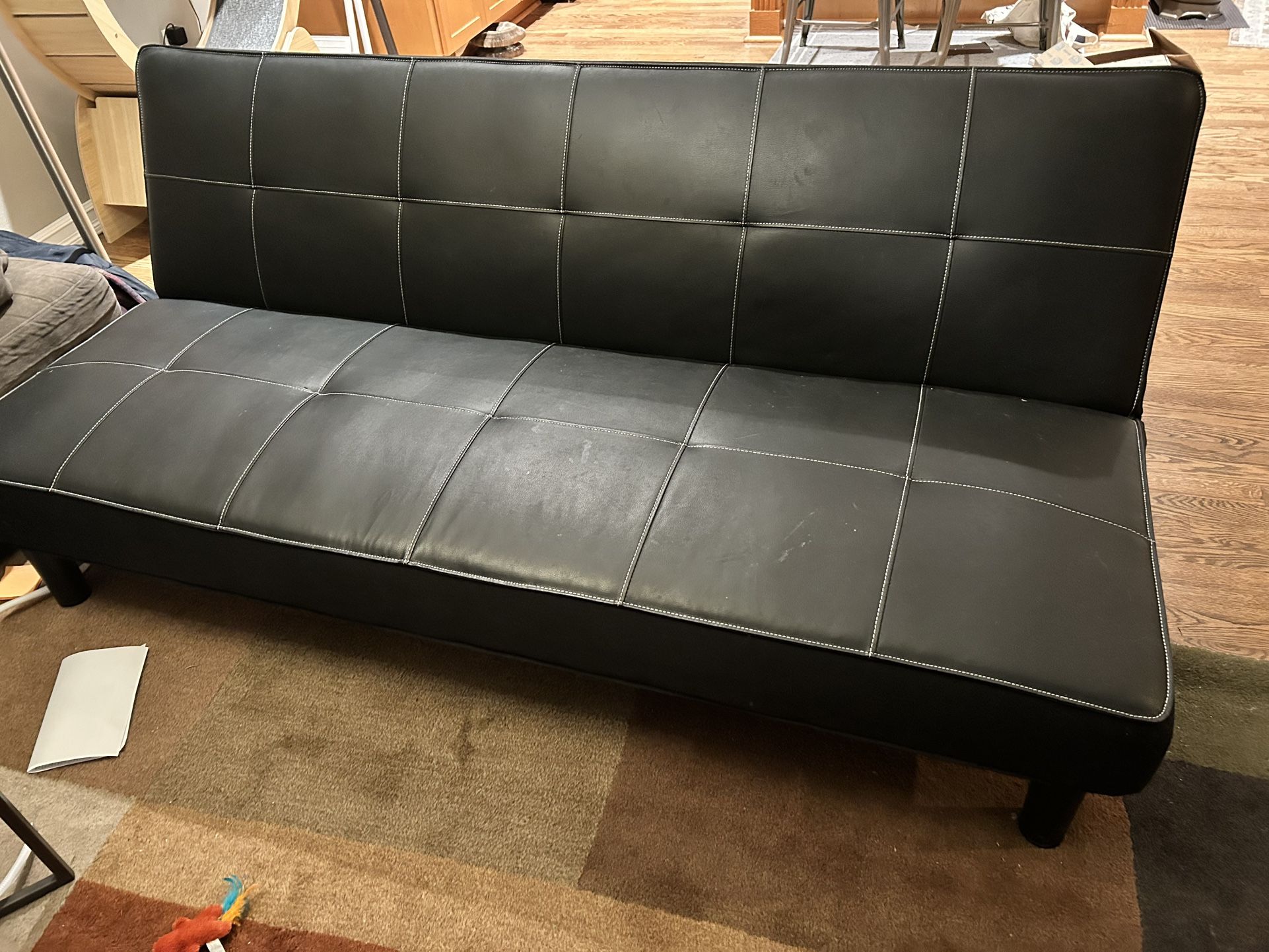 Sofa /futon. Like New 71” Long. Folds Out Flat