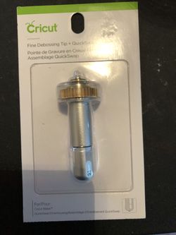 New Cricut Fine Debossing Blade & QuickSwap Housing
