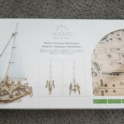 UGears Models Mechanical Trimaran Sailboat