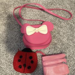 Kids Mickey Purse And Coin Pouches