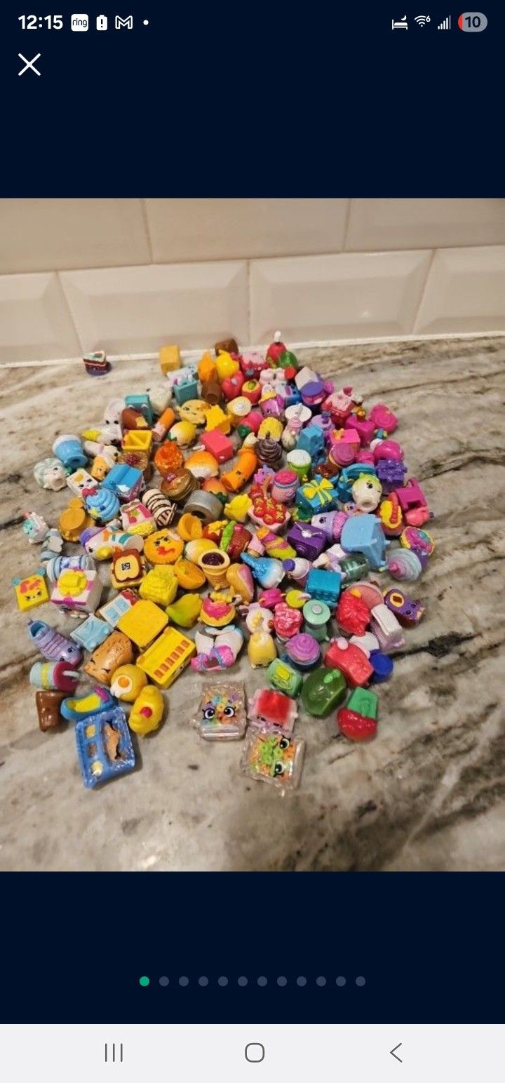 SHOPKINS Lot of 15-Random Characters-No Duplicates Mixed Seasons-Great Cond-USED