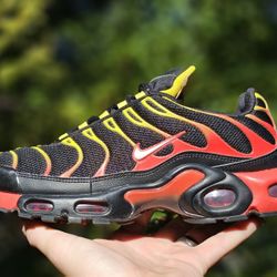 2020 Nike Air Max Plus Black Gradient Habanero Red Mens Size 8 RARE 1 95 97 Db 