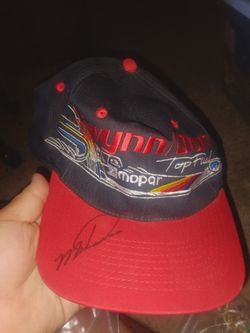 Signed racing hat