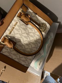 Michael Kors Signature Logo Satchel Handbag