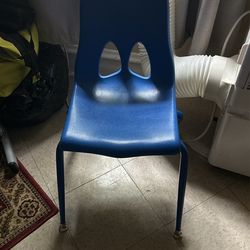 Big Kids Blue Chair