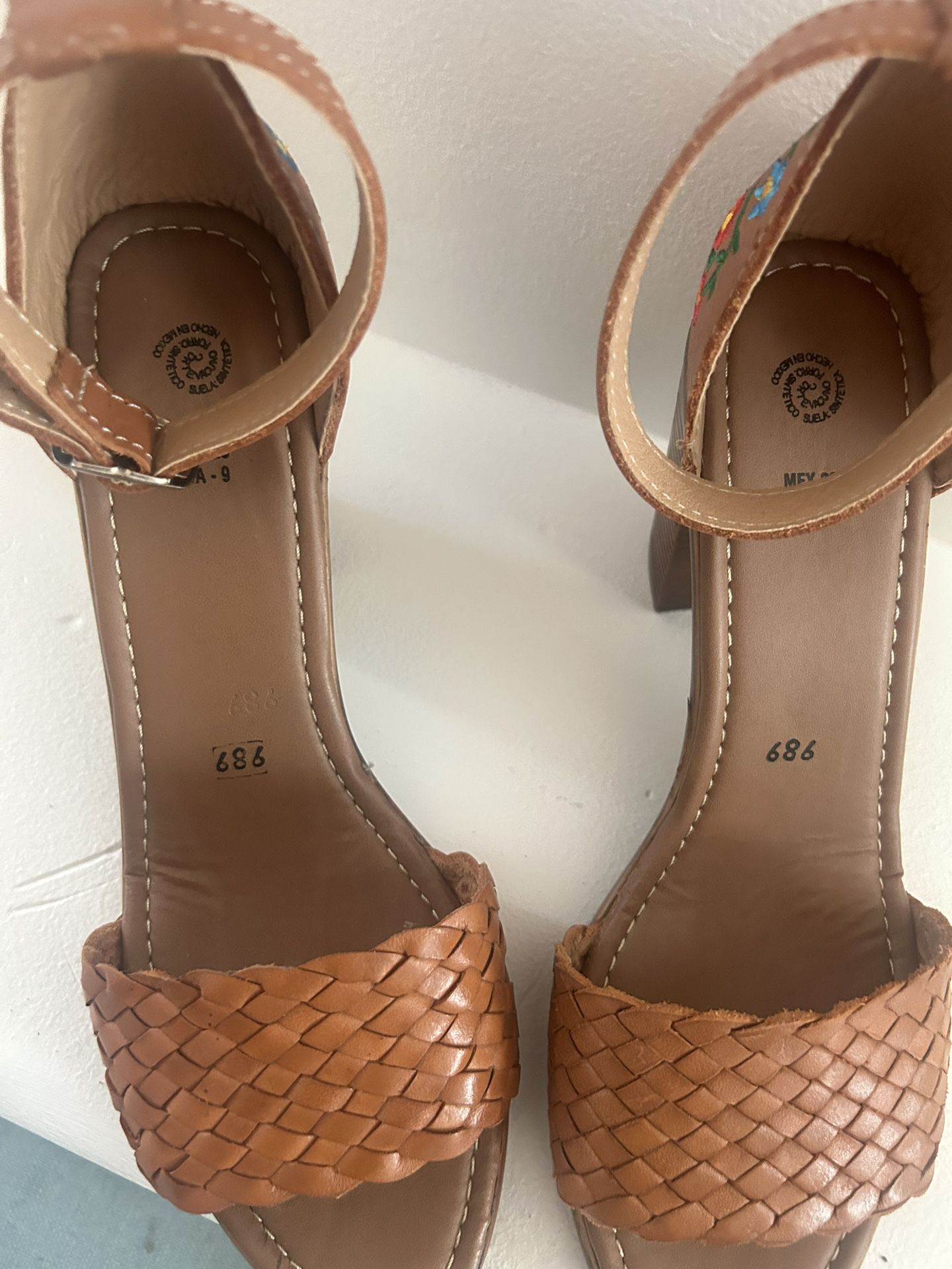 Heels-Leather Size 9 - New