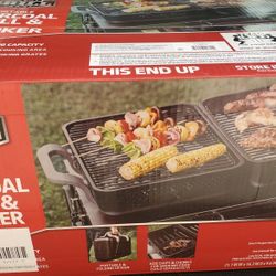 The Expert Grill Portable Charcoal Grill & Smoker