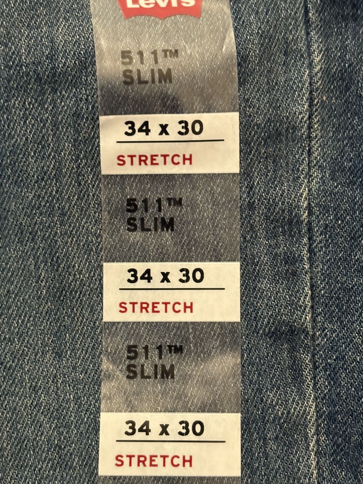 Never Worn- Two (2) Pairs Men’s 511 Slim Jeans Size 34 W 30 L