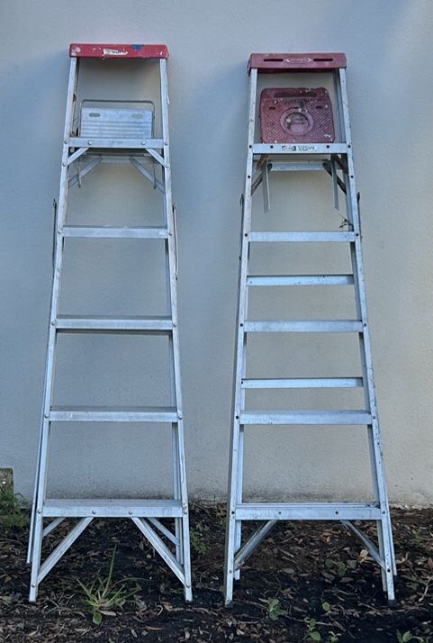 Six Foot Aluminum Ladders