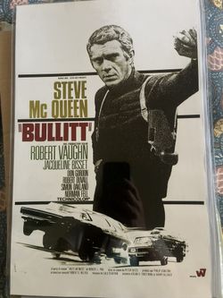 Original Bullitt Movie Poster