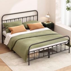 Full Size Frame And Mattress