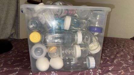 Milk storage bottles