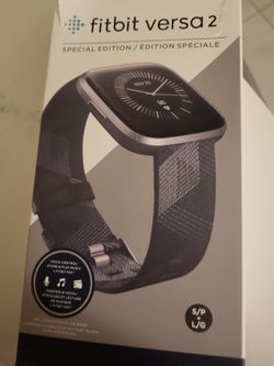 New Fit Bit Versa 2 With 2 Bands Org $159