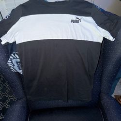 Puma Black and White Tee