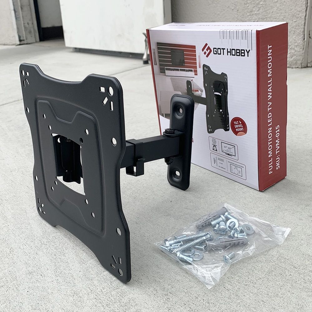 New in box $12 Universal TV Wall Mount 17-42 Inches Swivel Tilt Bracket, Max 55 Lbs