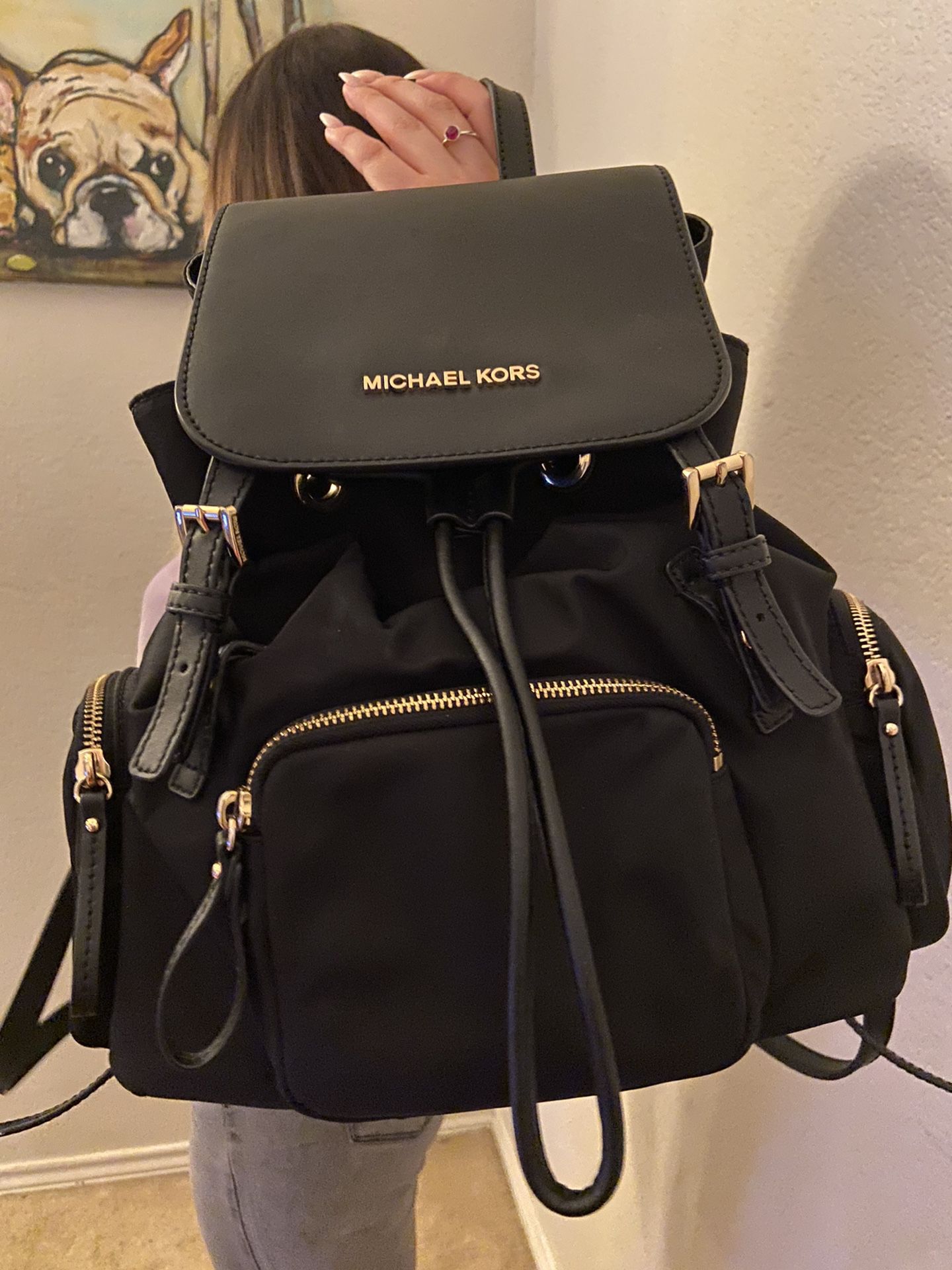 Michael Kors Backpack & Heart Wallet