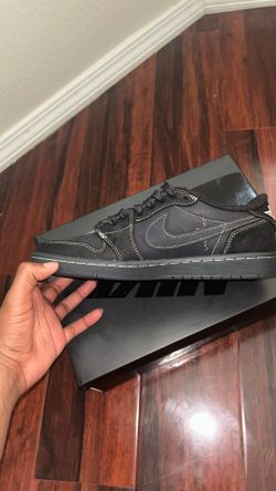 ⚡️ Travis Scott x Air Jordan 1 Retro Low OG SP Black Phantom ⚡️