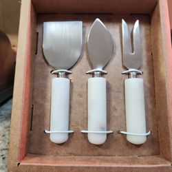 Marble Cheese Knives 