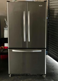Stainless Steel 3-Door Refrigerator FrenchDoor
