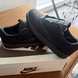 Travis Scott Nike Brown Velvet Dark Mocha 9.5 Brand New Authentic 