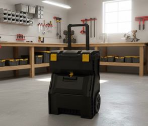 Stanley Rolling Mobile Lockable Toolbox Storage Chest! Excellent condition!